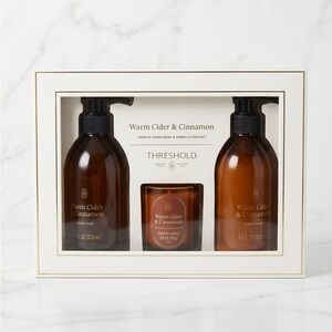 Threshold Warm Cider & Cinnamon Hand Soap Set - Brown